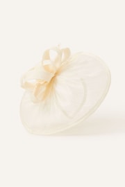 Accessorize Natural Penelope Sinamay Bow Band Fascinator - Image 2 of 2