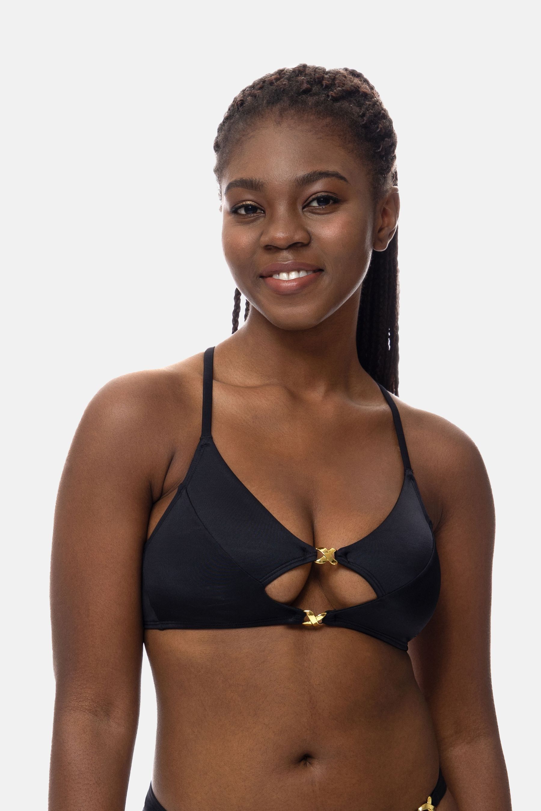 Black padded bikini top new arrivals