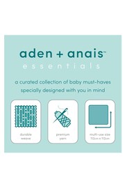 Aden + Anais Essentials Cotton Muslin Blanket Space Explorers - Image 6 of 6