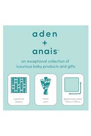 aden + anais Jungle Jam Large 100% Cotton Muslin Blankets 4 Pack - Image 2 of 6