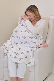 aden + anais jungle jam Large Cotton Muslin Blankets 4 Pack - Image 3 of 6