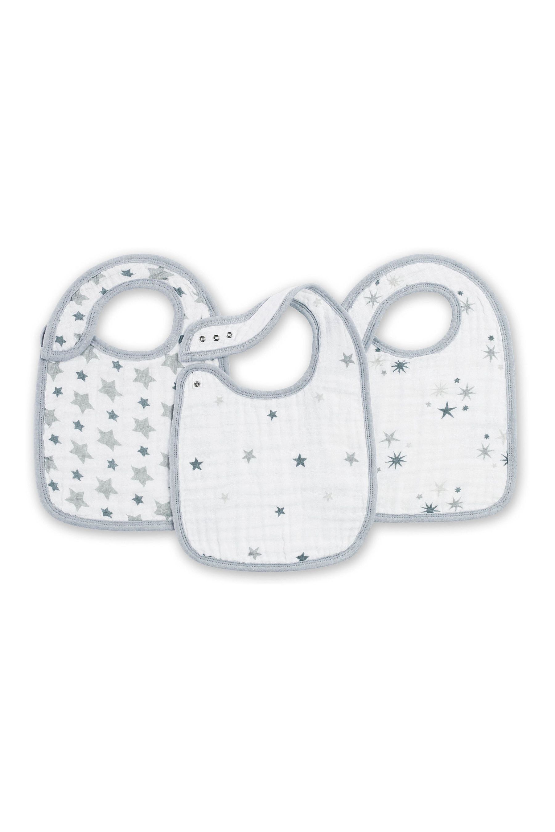 Buy aden anais White Snap 100 Cotton Muslin Twinkle Bibs 3 Pack from Next Canada