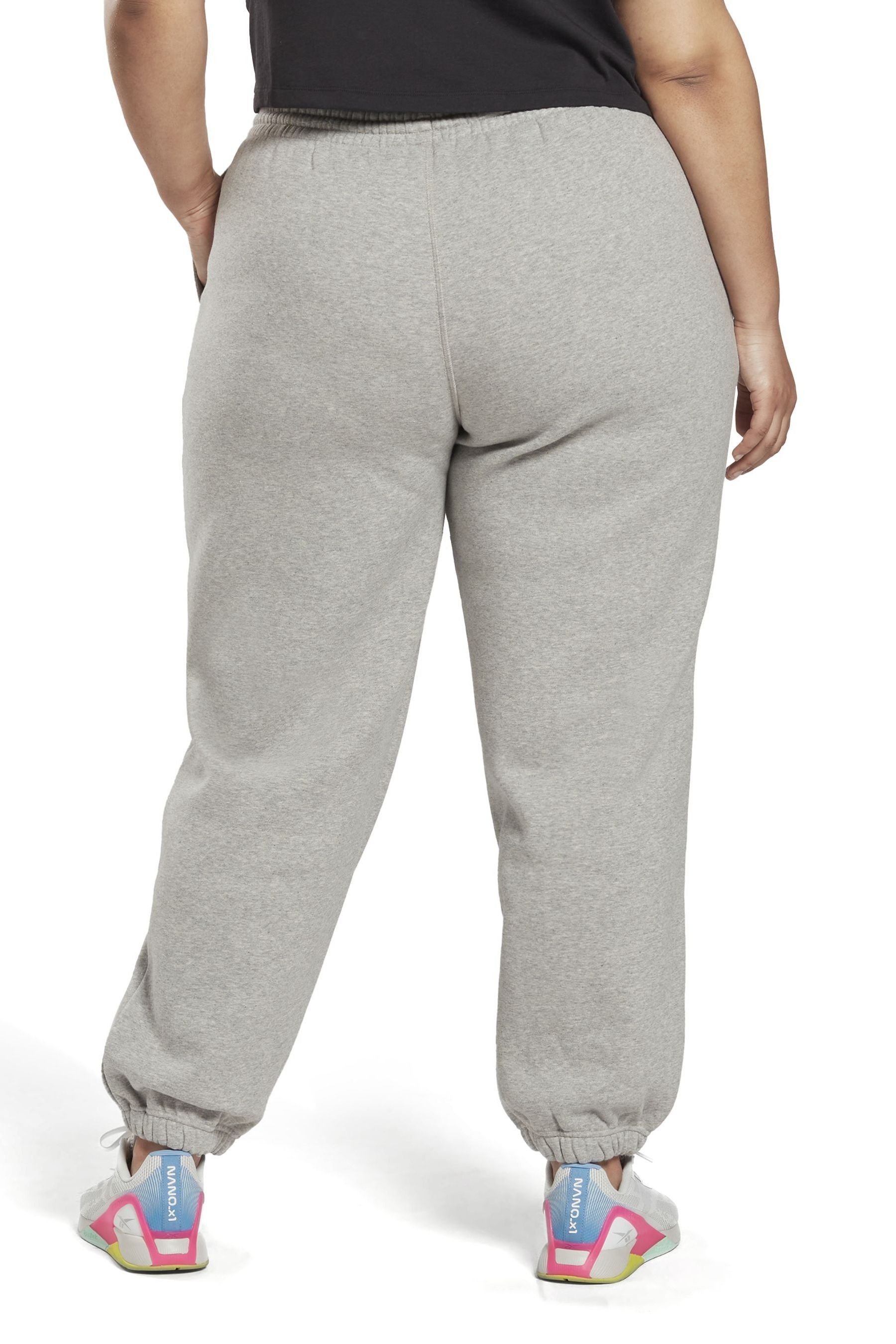 Buy Reebok Grey Identity Logo Fleece Joggers from Next USA