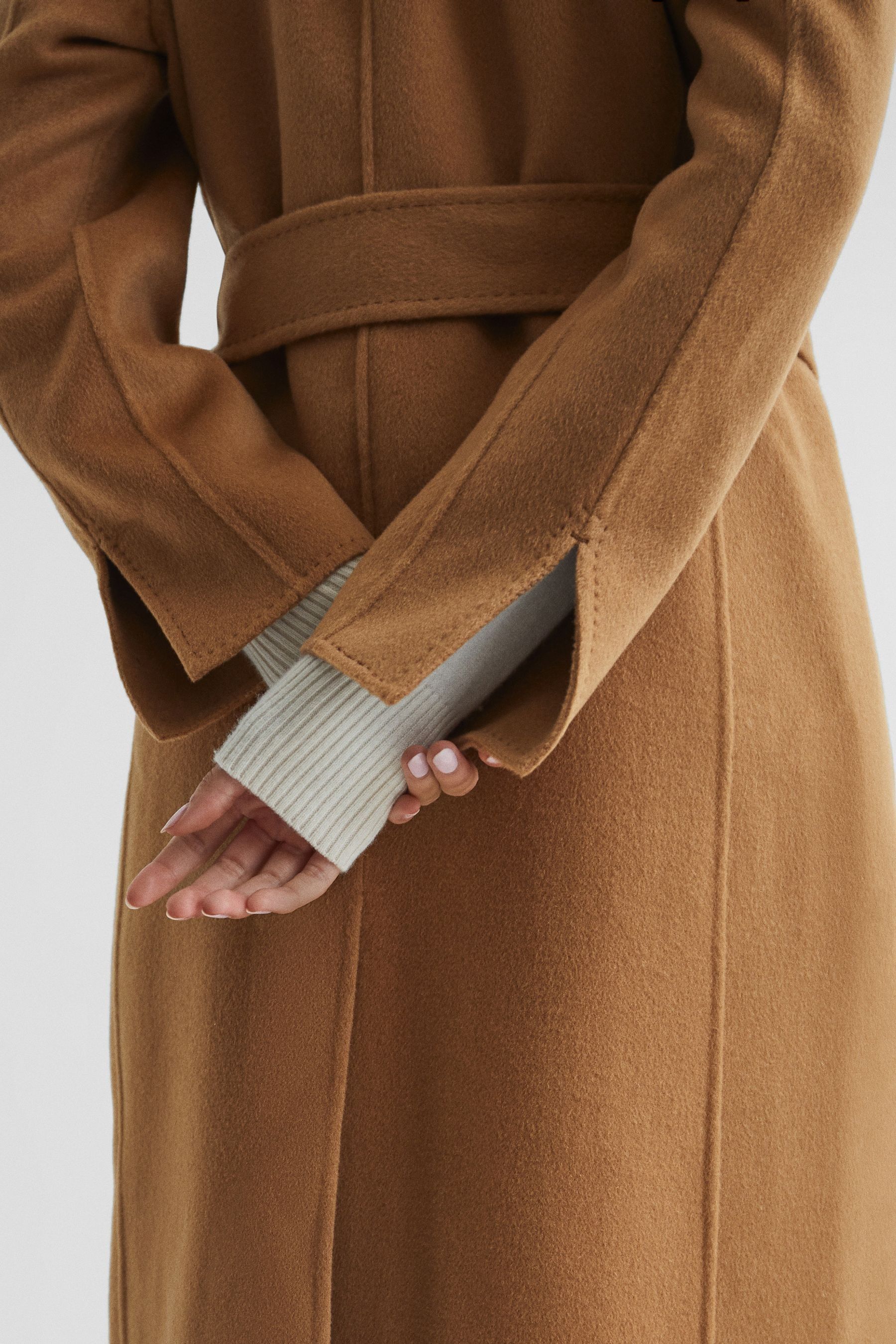 Cashmere wool camel coat deals