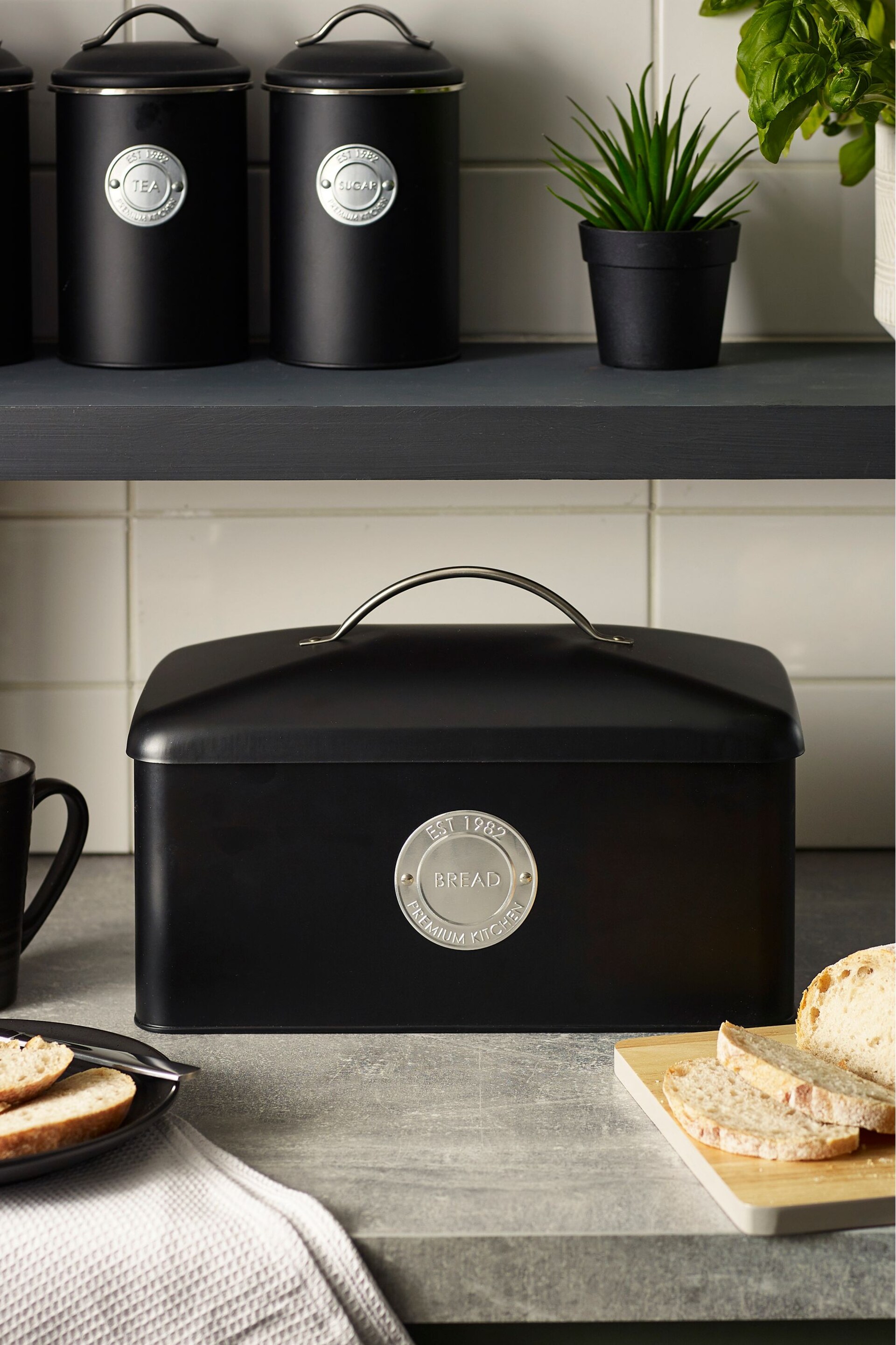 Black Badge Bread Bin - Image 1 of 3