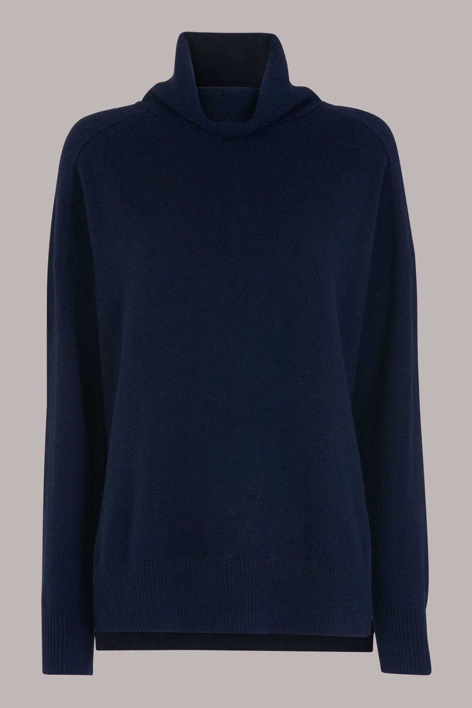 Whistles Cashmere Roll Neck Jumper - Image 5 of 5