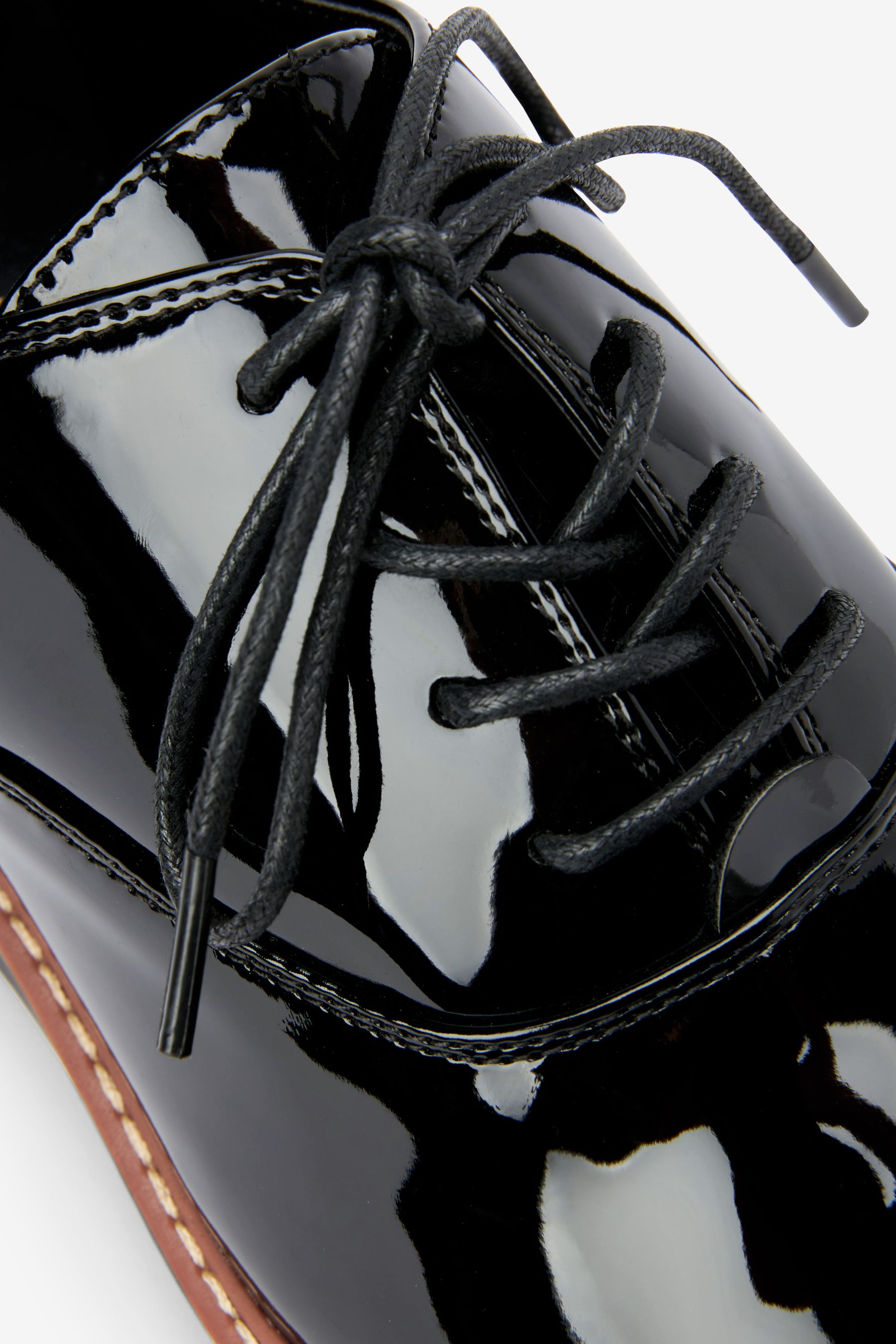 Patent leather lace up shoes new arrivals