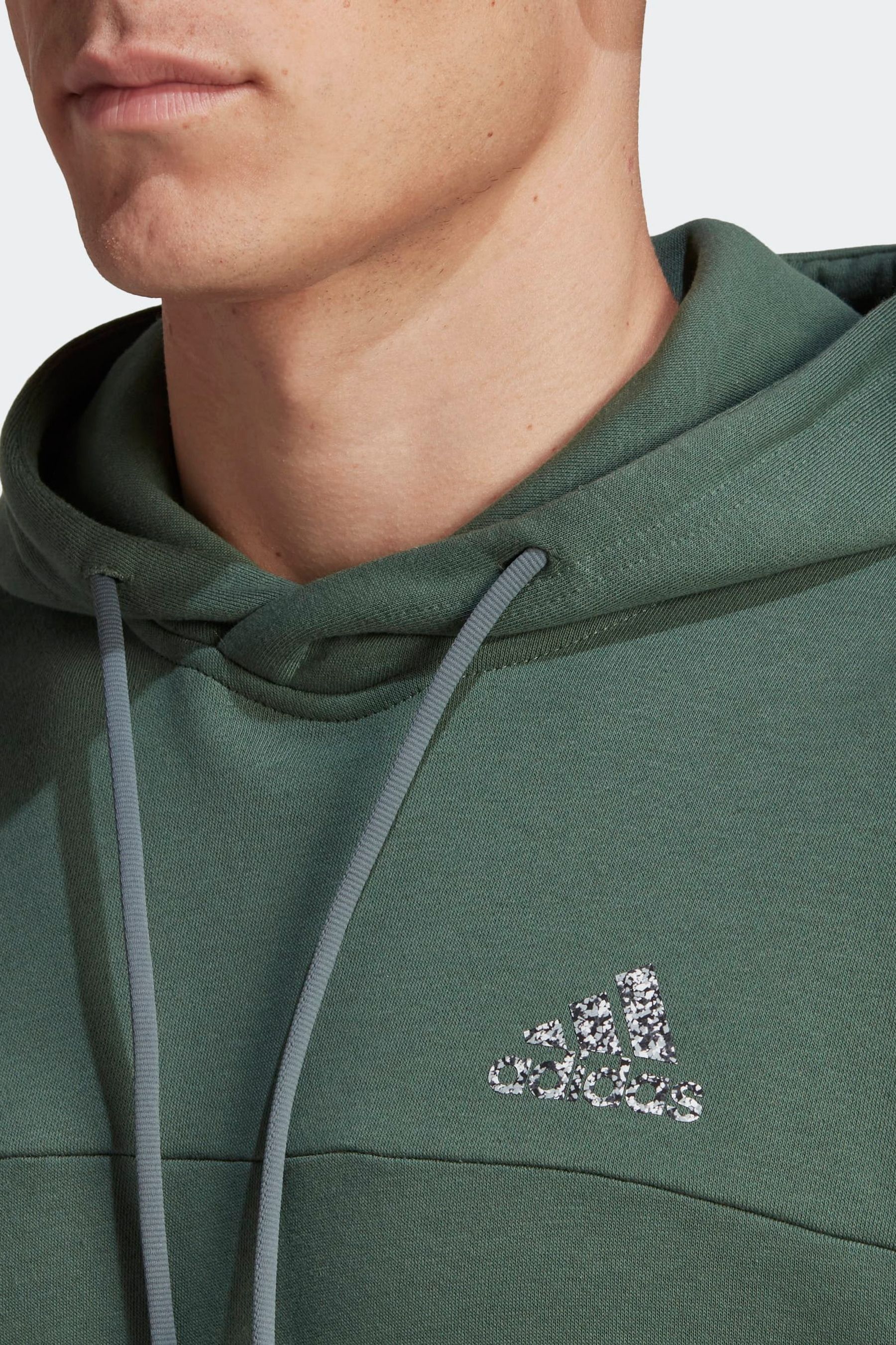 Buy adidas Green Stadium Fleece Badge of Sport Hoodie from the Next UK online shop