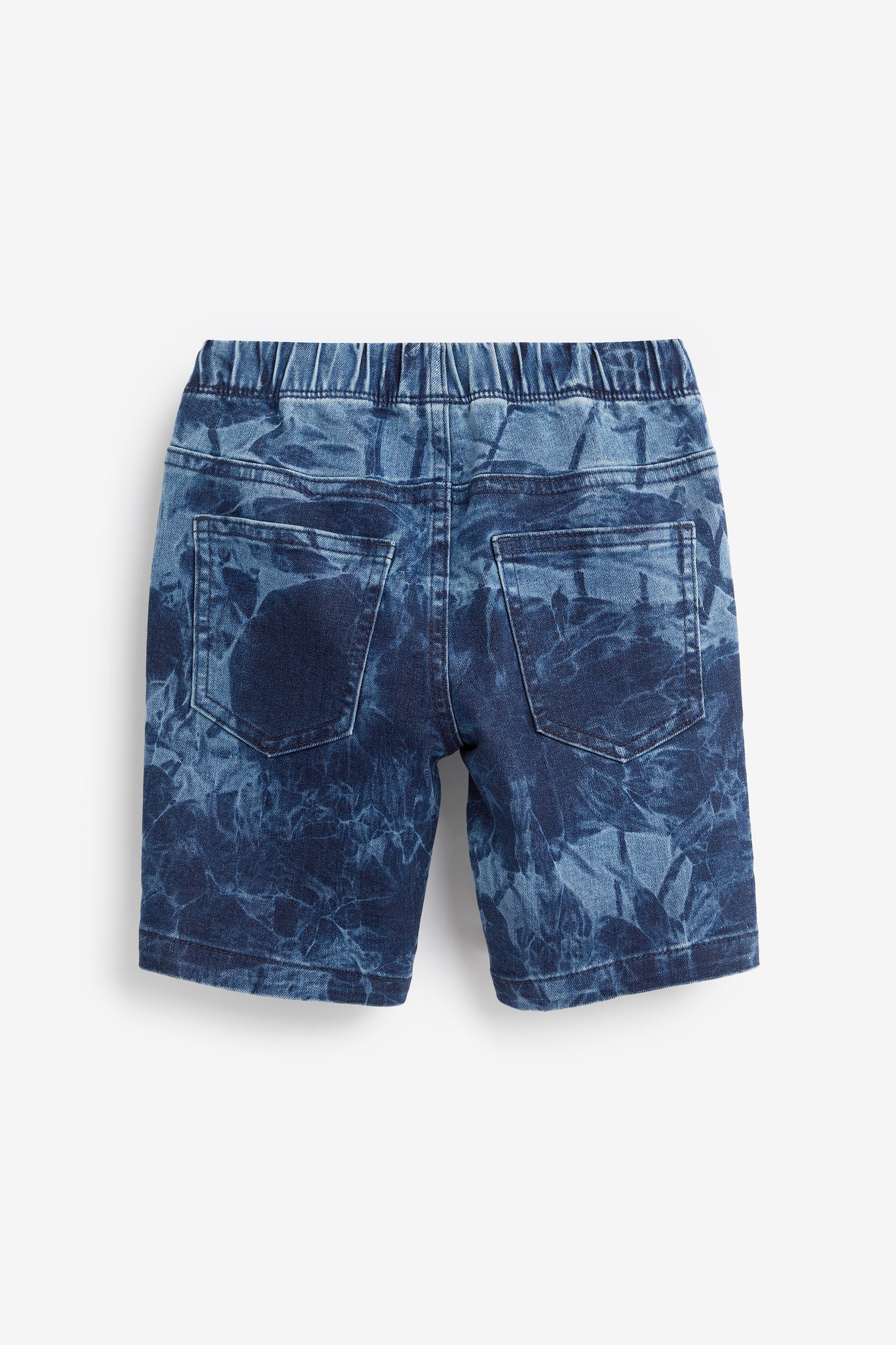 Buy Blue Tie Dye Denim Shorts 3 16yrs from Next Luxembourg
