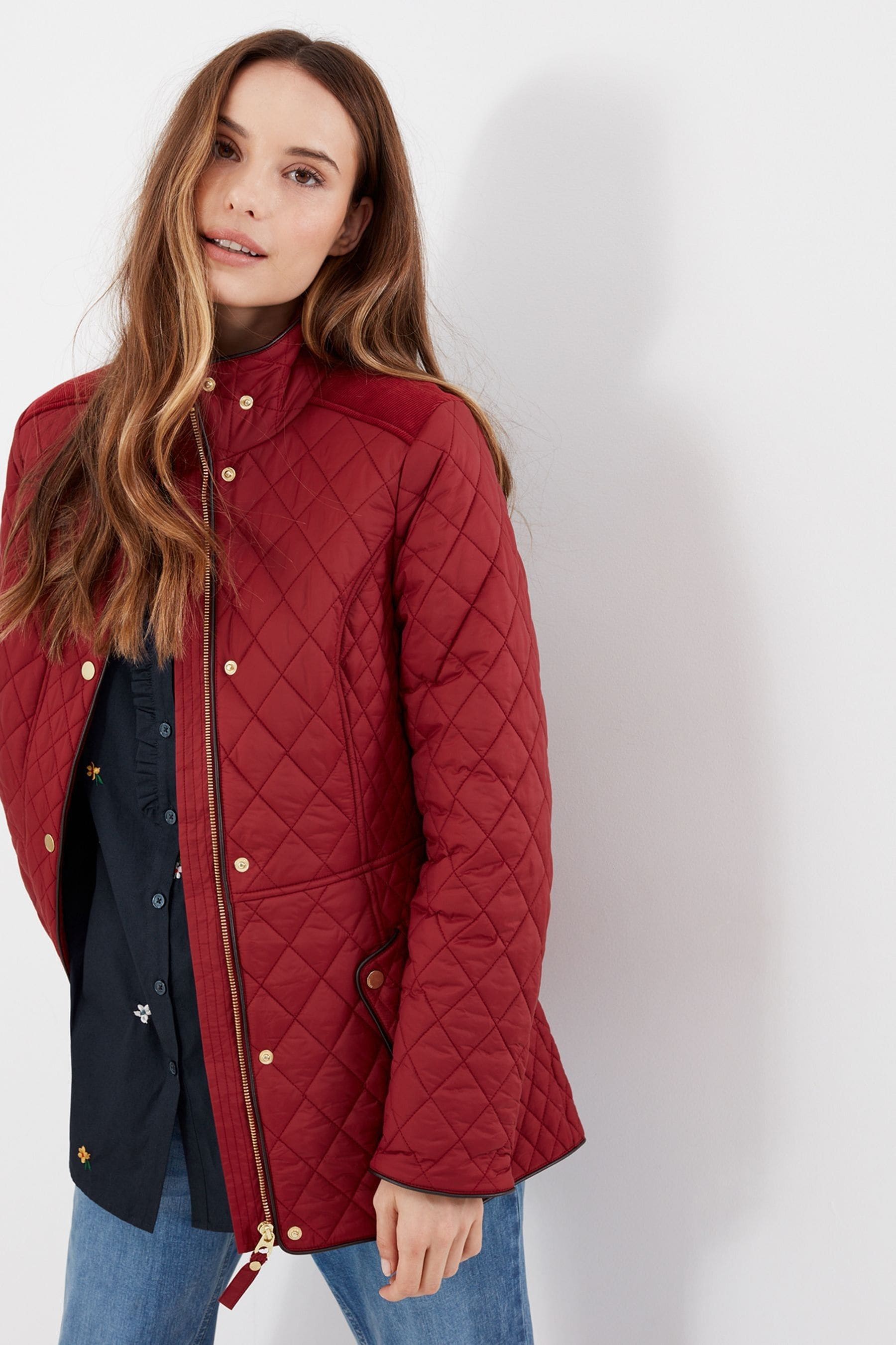 Joules women's newdale quilted jacket shop