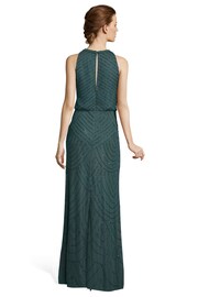 Adrianna Papell Beaded Halter Gown - Image 2 of 3