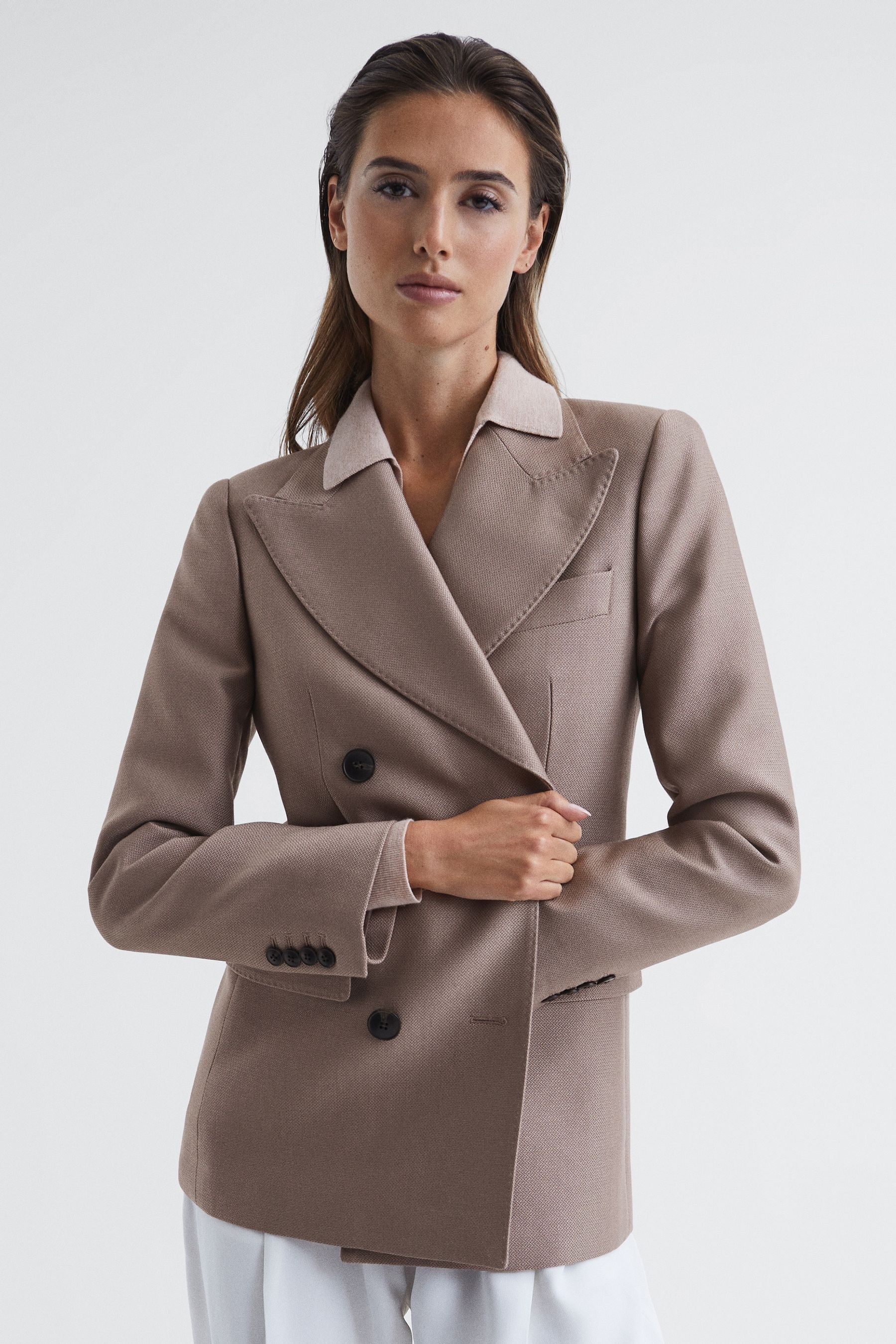 Buy Reiss Mink Remi Double Breasted Blazer from Next South Africa