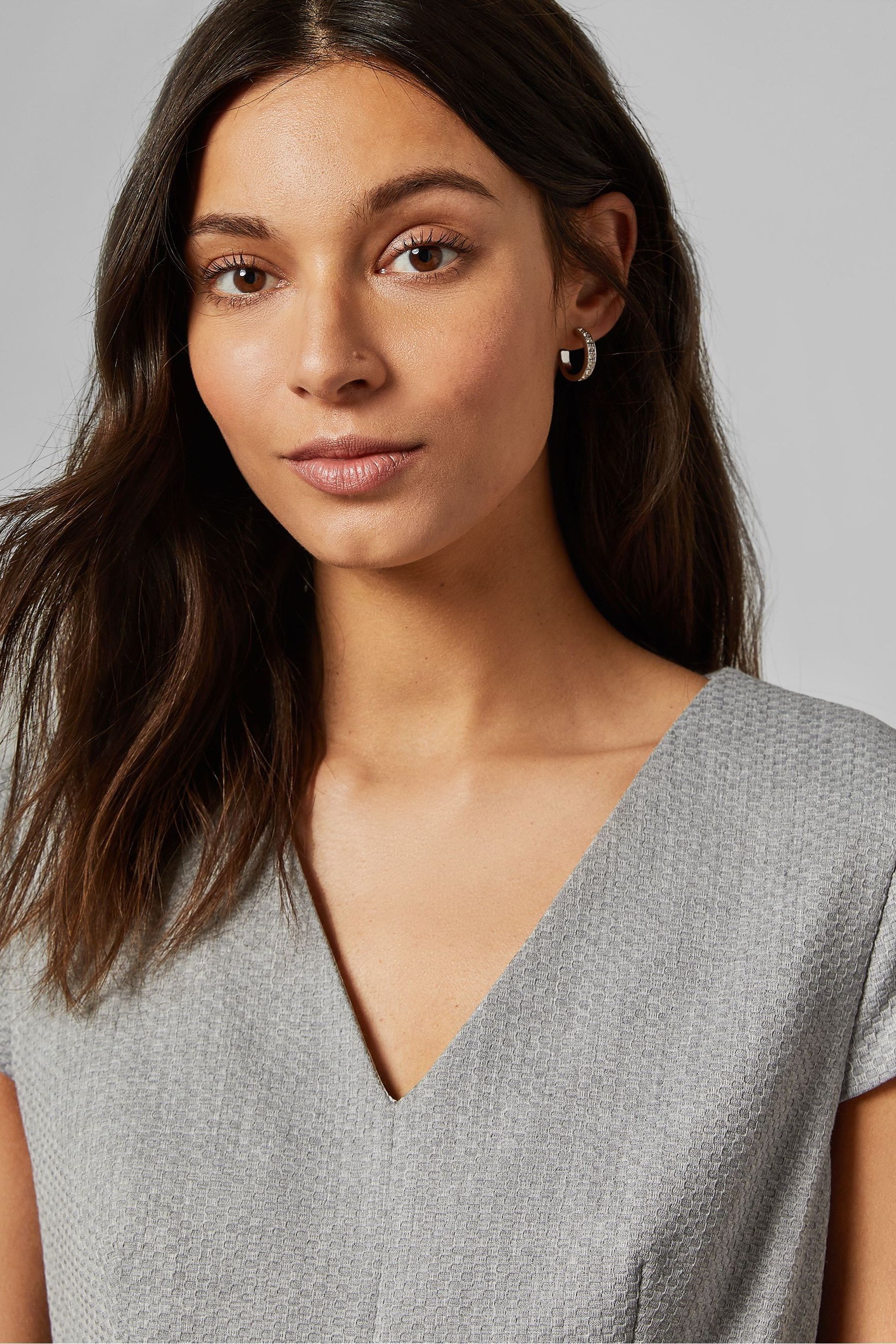 Ted baker grey peplum dress sales