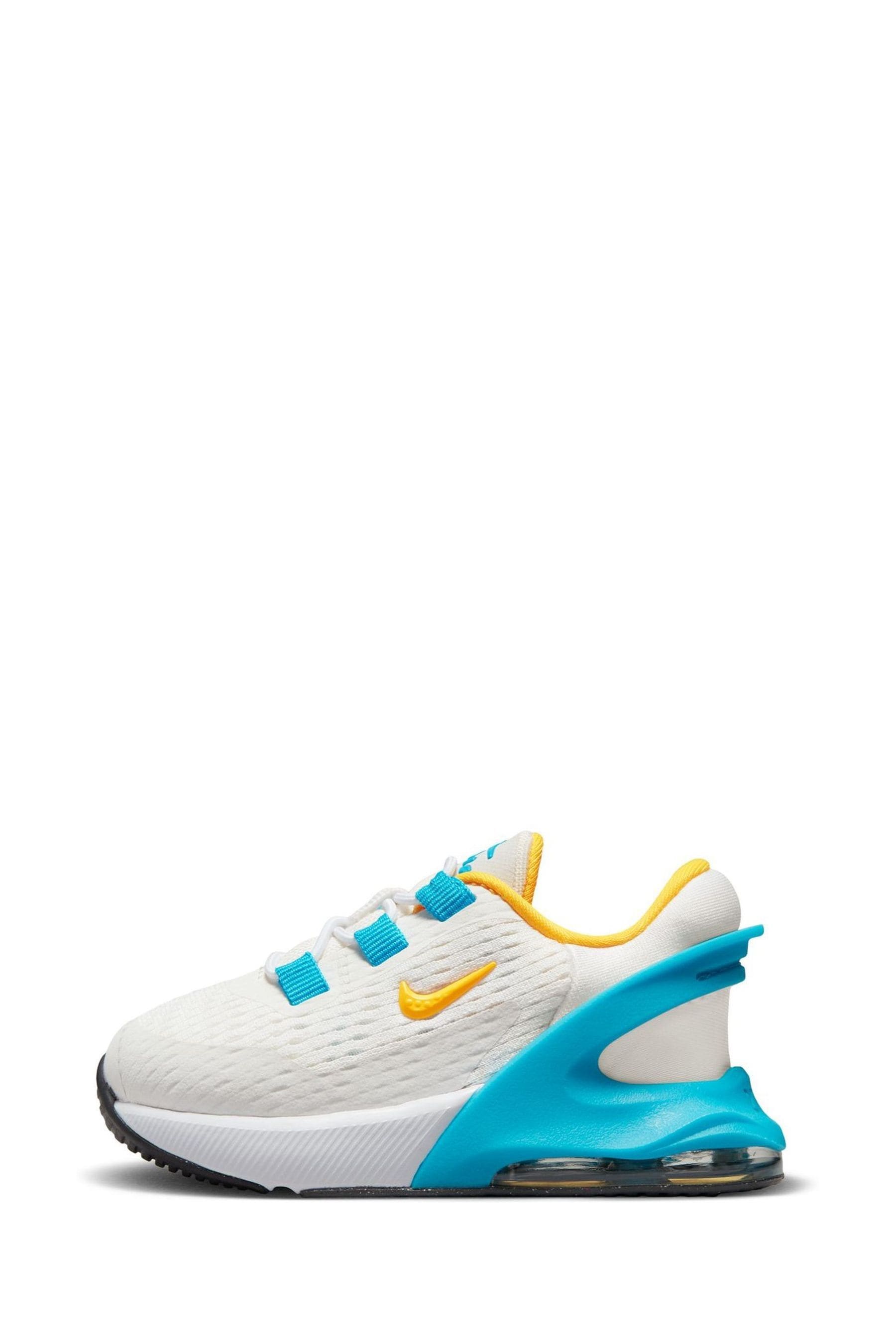 Acheter Blanc Bleu Baskets bebe Nike Air Max 270 GO from Next Luxembourg