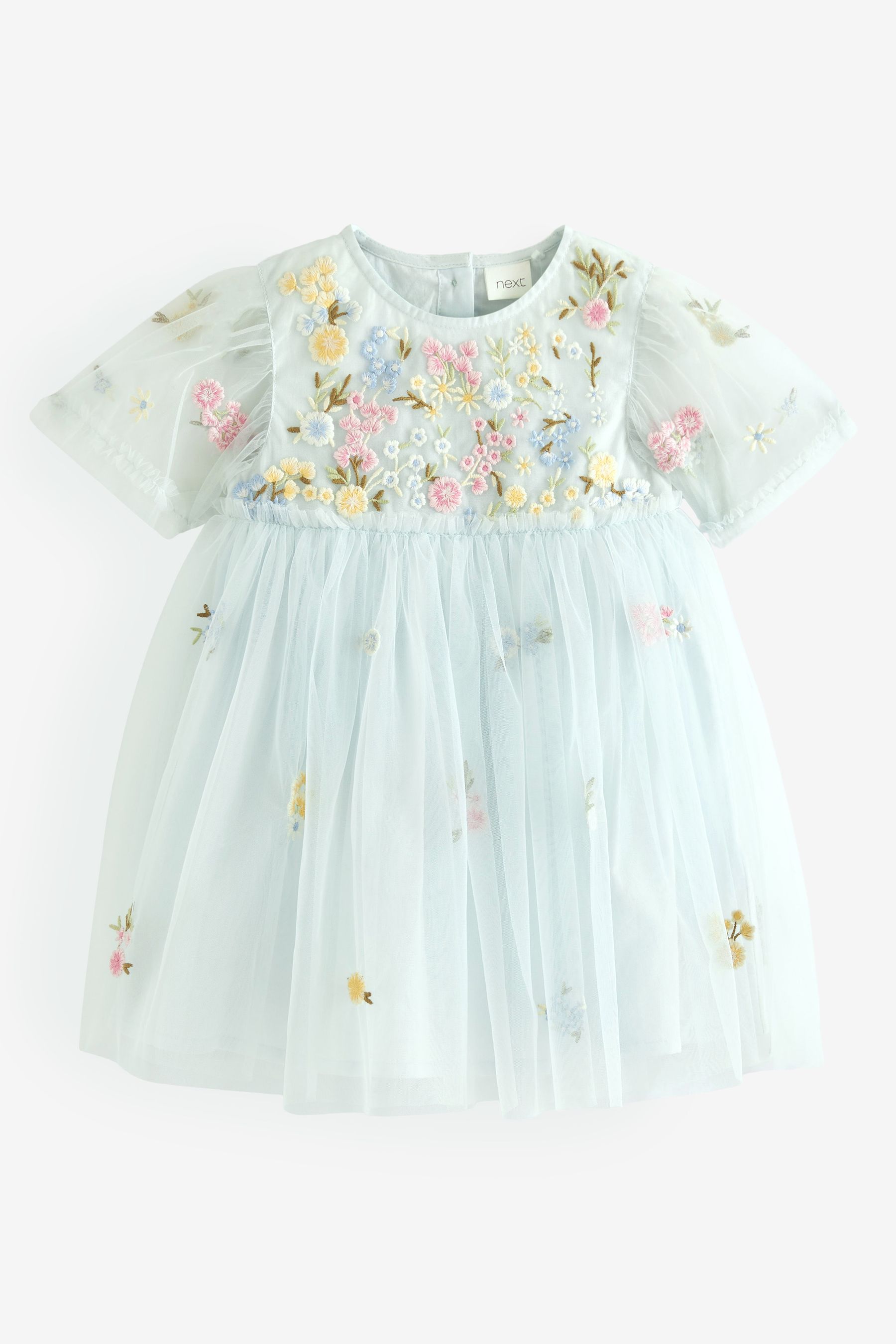 Next pale blue dress top