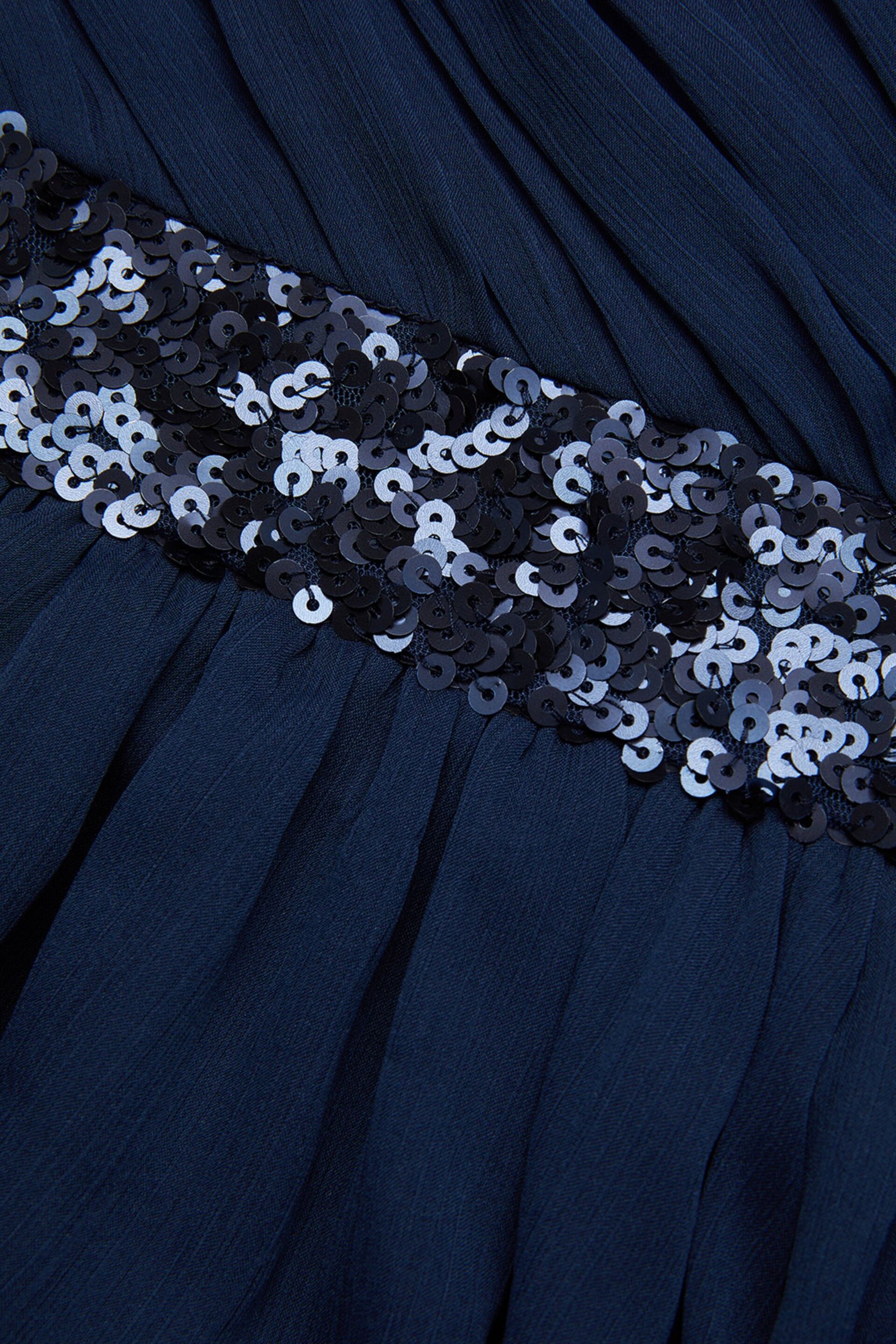 Monsoon Blue Abigail One-Shoulder Prom Dress - Image 2 of 2