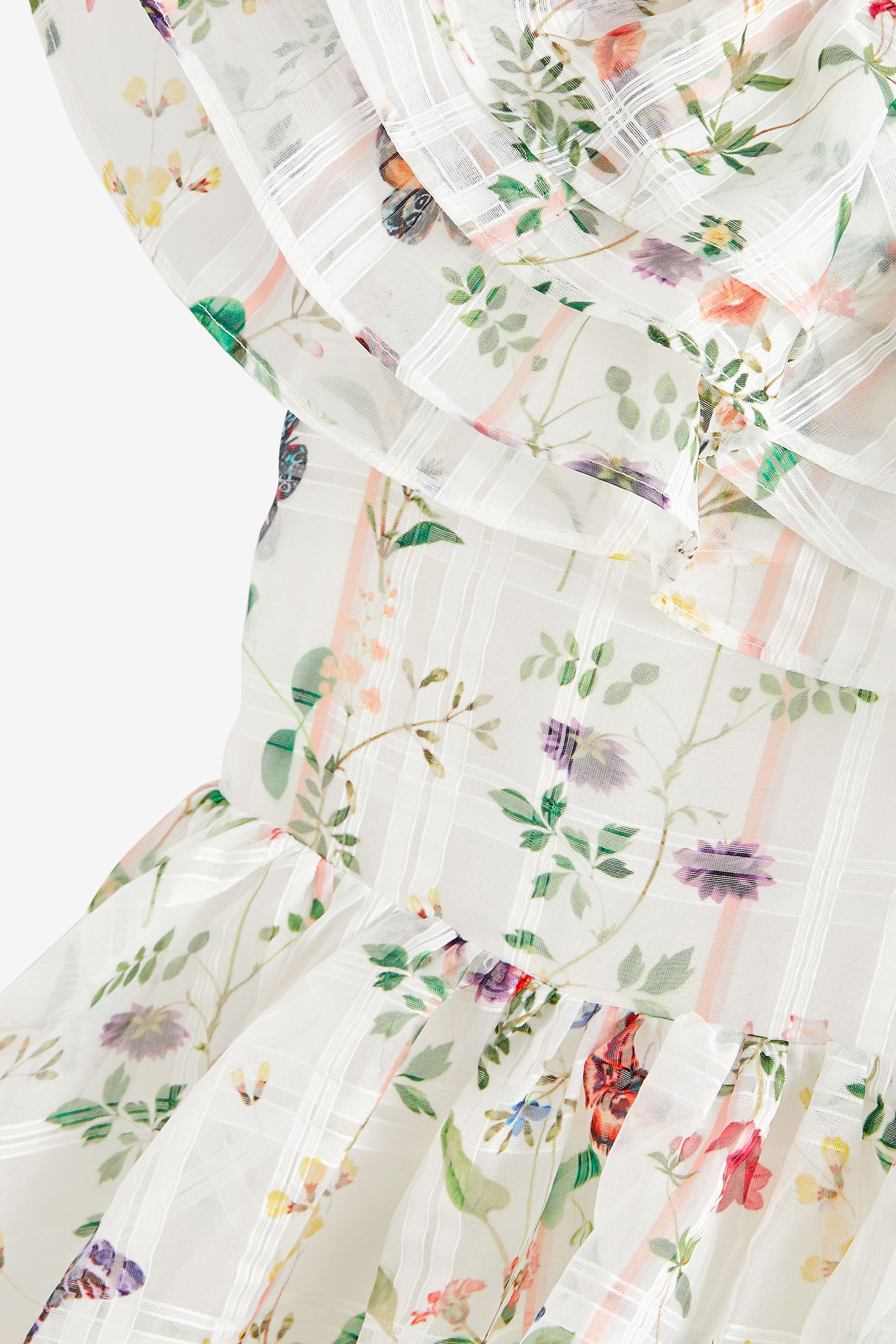 Buy Baker by Ted Baker White Floral Burnout Dress from Next Luxembourg