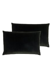 furn. 2 Pack Black Contra Filled Cushions - Image 1 of 4