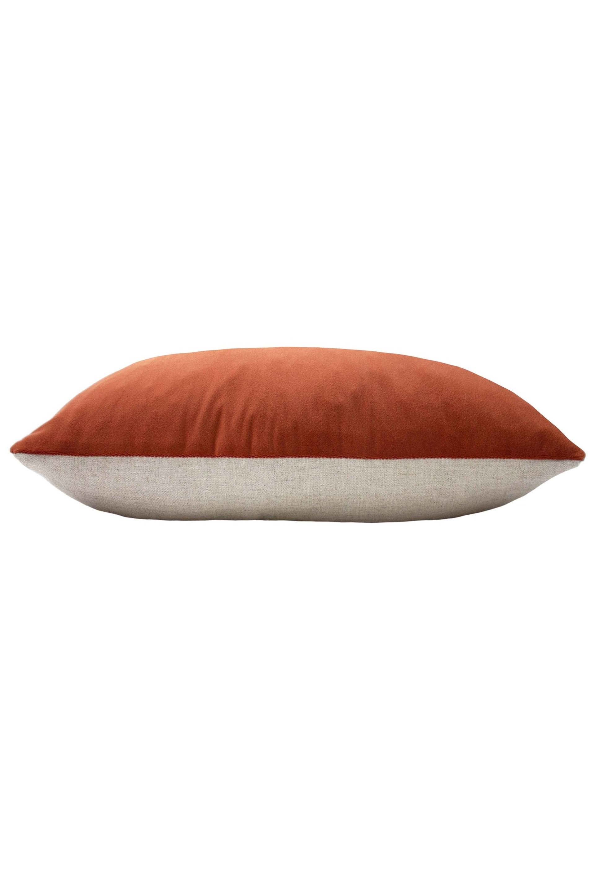 furn. 2 Pack Orange Contra Filled Cushions - Image 3 of 4