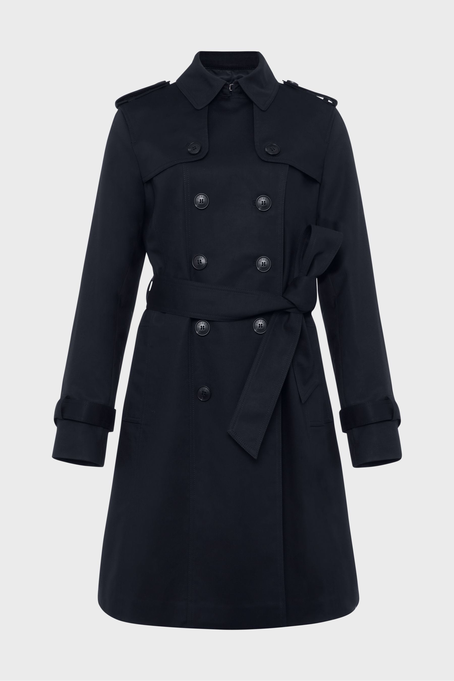Buy Hobbs Blue Trench Coat from Next Qatar