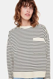 Whistles Stripe White Sweater - Image 1 of 5
