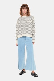 Whistles Stripe White Sweater - Image 3 of 5