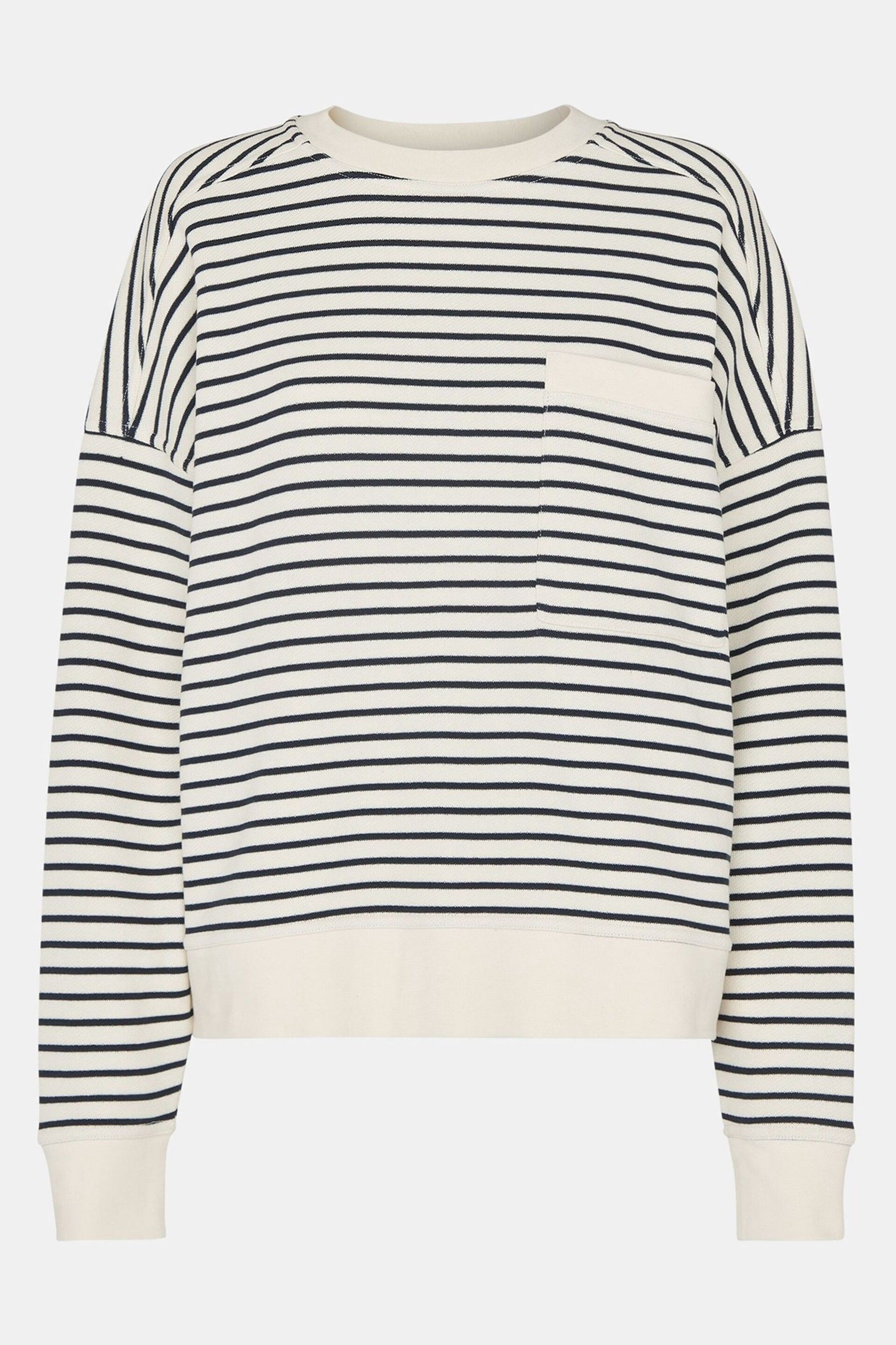 Whistles Stripe White Sweater - Image 5 of 5