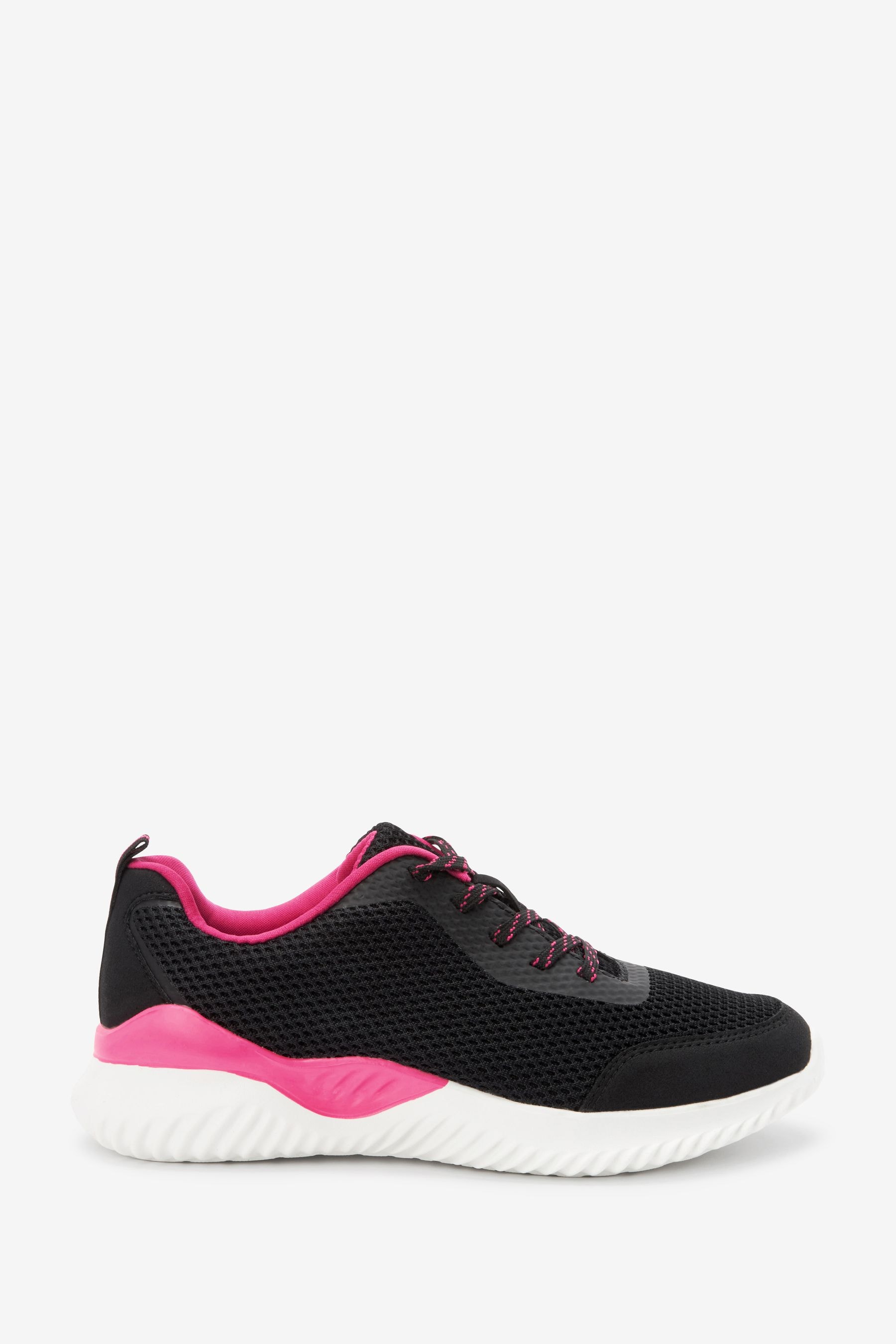 Buy Black Pink Active Gym Trainers from Next Luxembourg