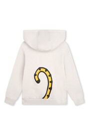 KENZO KIDS Cream Tiger Logo Hoodie - Image 4 of 5