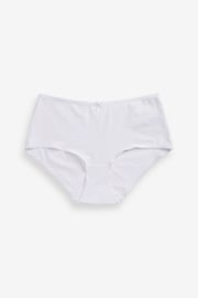 Black/White/Nude Midi Cotton Rich Knickers 4 Pack - Image 6 of 8