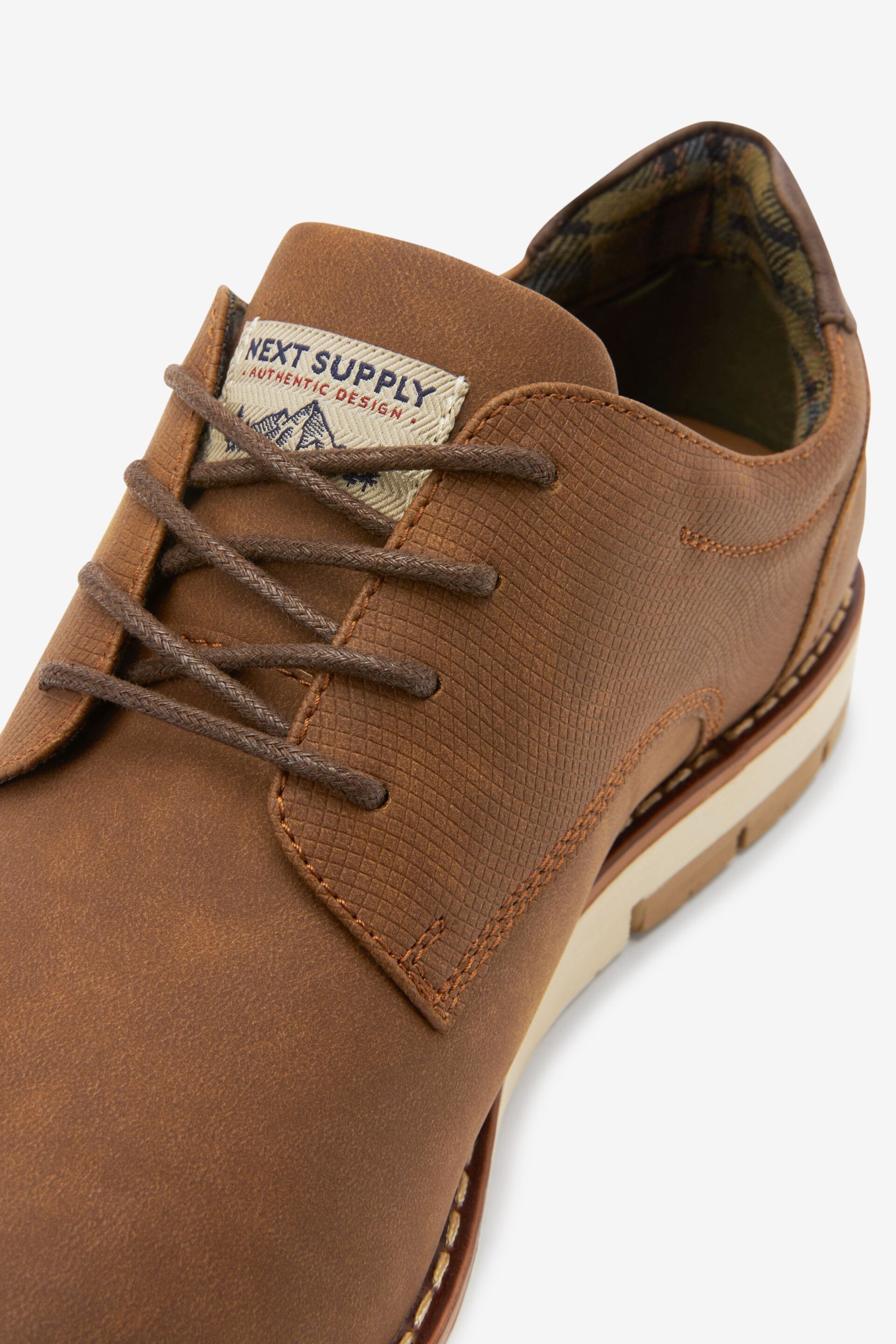 Tan Brown Sports Wedges Shoes - Image 4 of 4