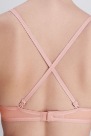 Calvin Klein Pink Sheer Marquisette T-Shirt Bra - Image 3 of 5