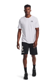 Under Armour White Sportstyle Left Chest Logo T-Shirt - Image 3 of 4