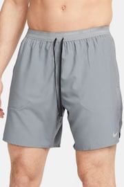 Nike Grey Dri-FIT Stride 7 Inch Running Shorts - Image 1 of 10