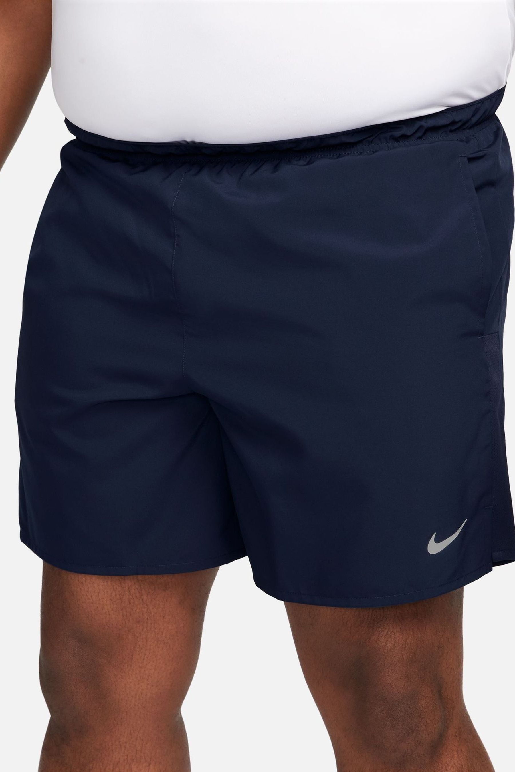 Buy Nike Obsidian 7 Inch Challenger Dri FIT 7 inch Brief Lined Running Shorts from Next Luxembourg