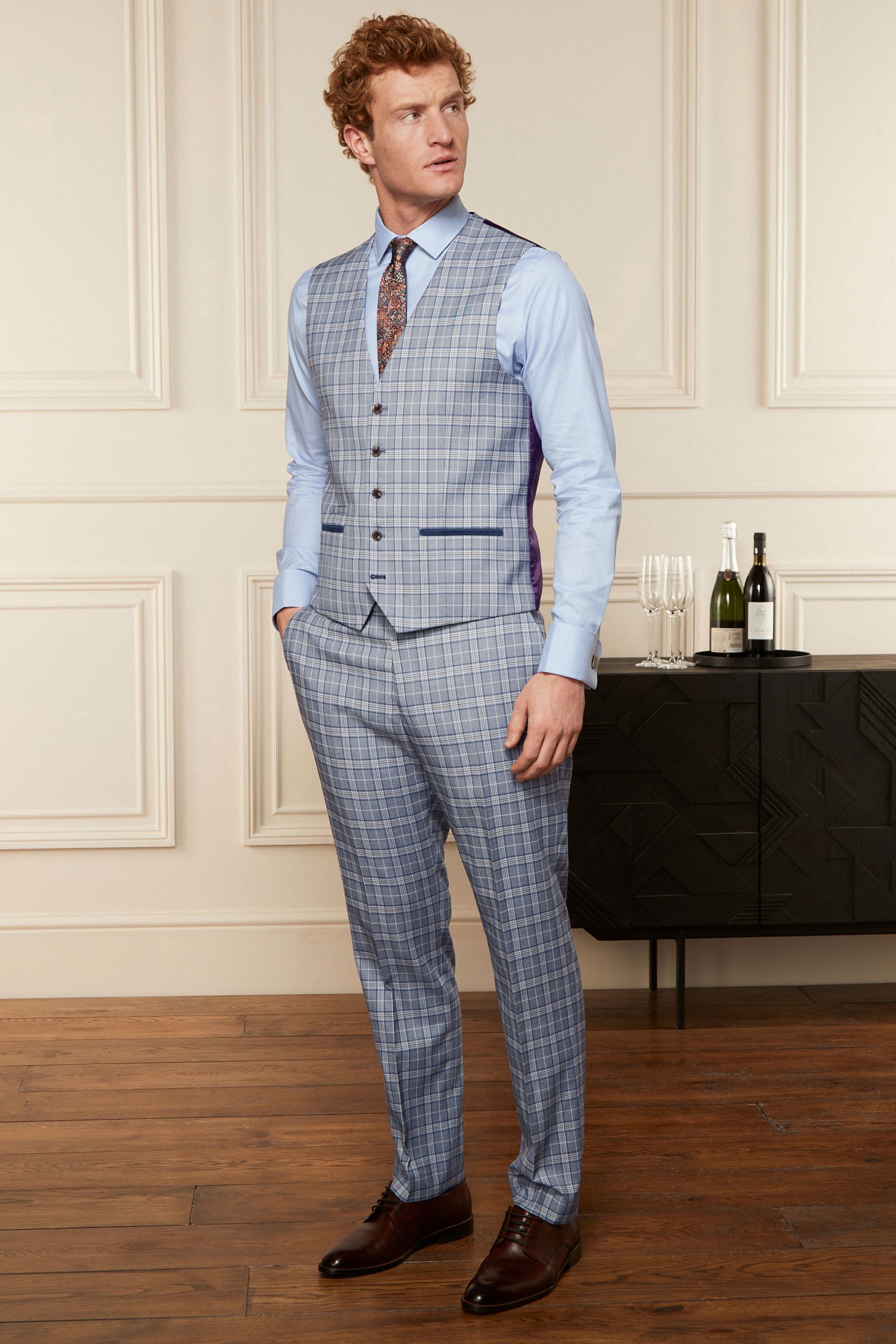 Chambray suit online