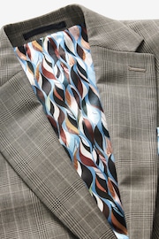 Neutral Regular Fit Signature British Fabric Check Suit: Jacket - Image 10 of 14