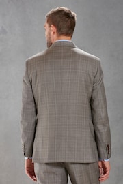 Neutral Regular Fit Signature British Fabric Check Suit: Jacket - Image 3 of 14