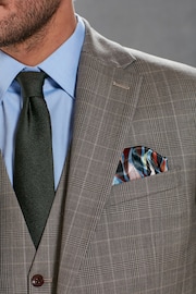 Neutral Regular Fit Signature British Fabric Check Suit: Jacket - Image 5 of 14