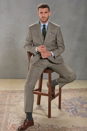 Neutral Signature British Fabric Check Suit: Trousers - Image 4 of 11