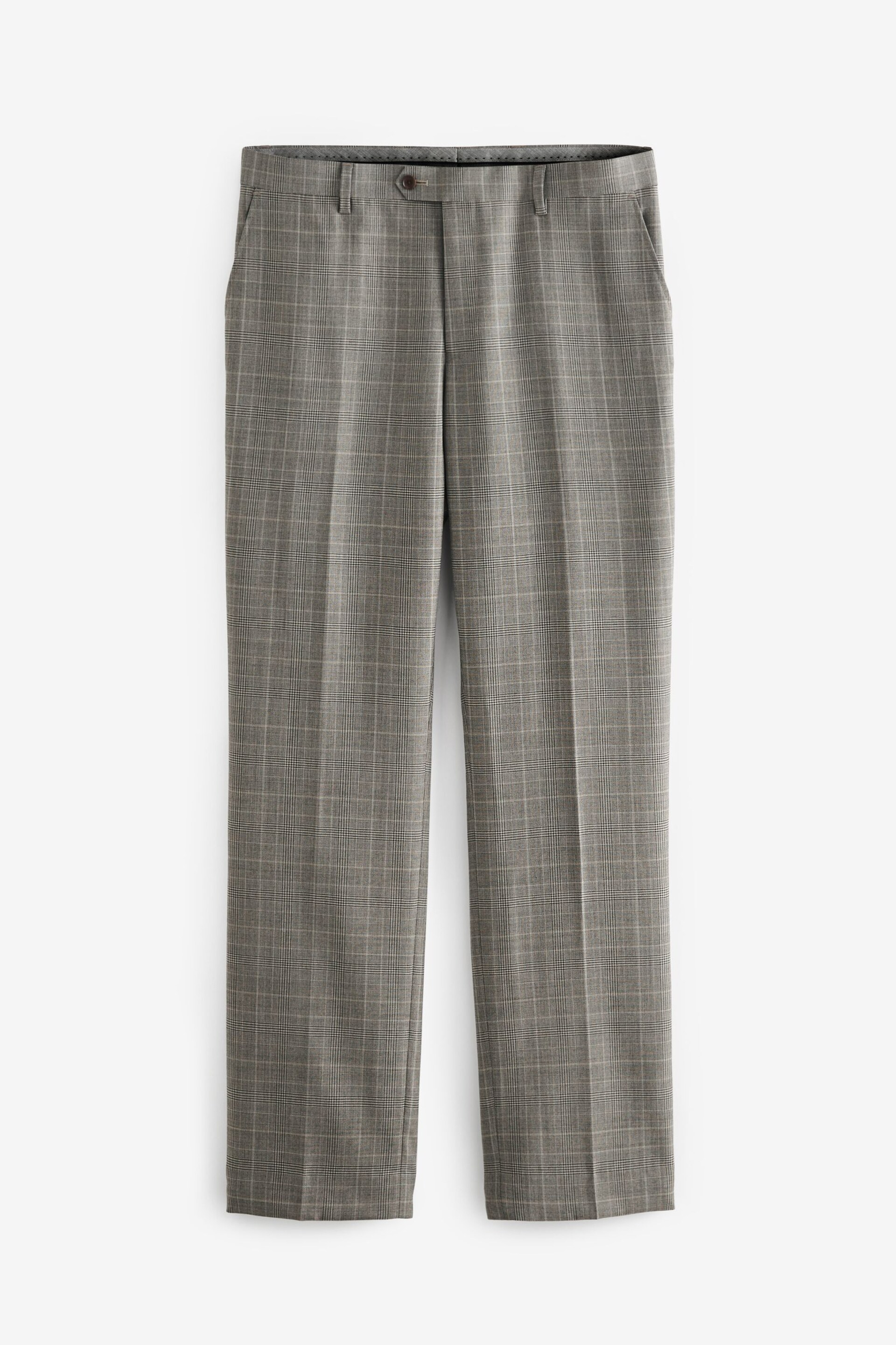 Neutral Signature British Fabric Check Suit: Trousers - Image 7 of 11