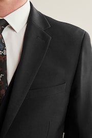 Black Slim Fit Essential Suit Jacket - Image 6 of 12