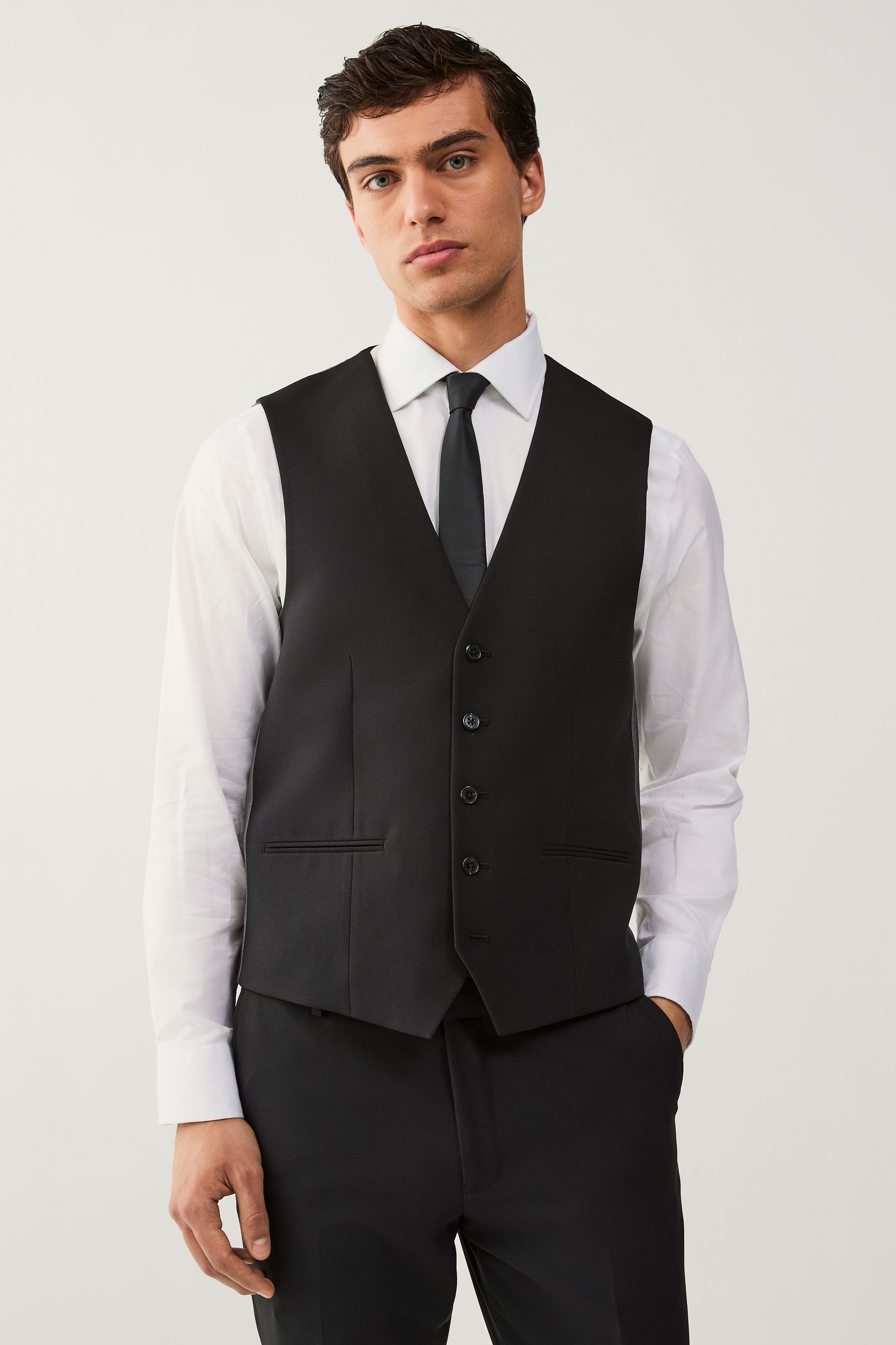 Next black waistcoat deals