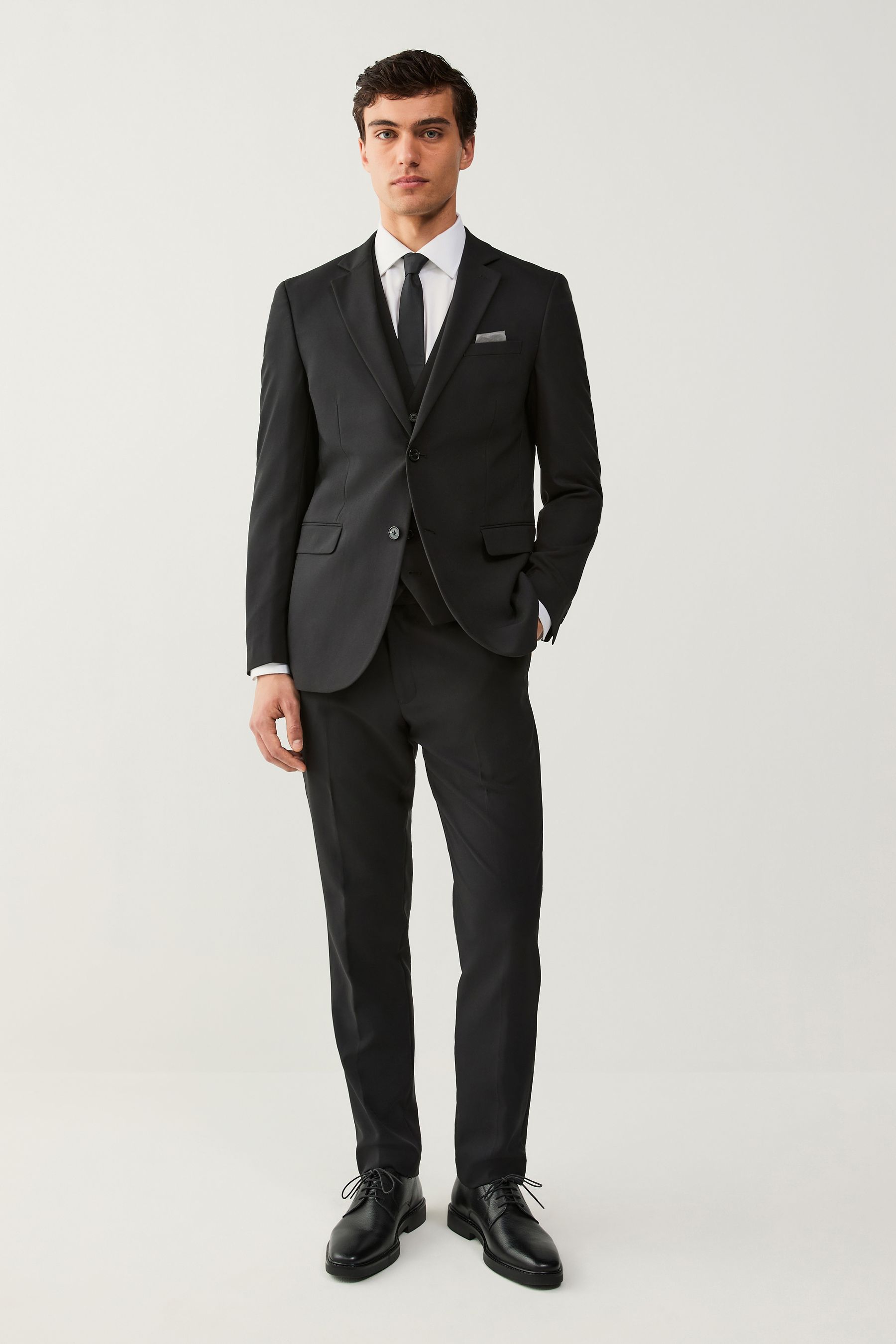 Buy Black Regular Fit Essential Suit Waistcoat from the Next UK online shop