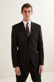 Black Regular Fit Essential Suit Jacket - Image 1 of 13