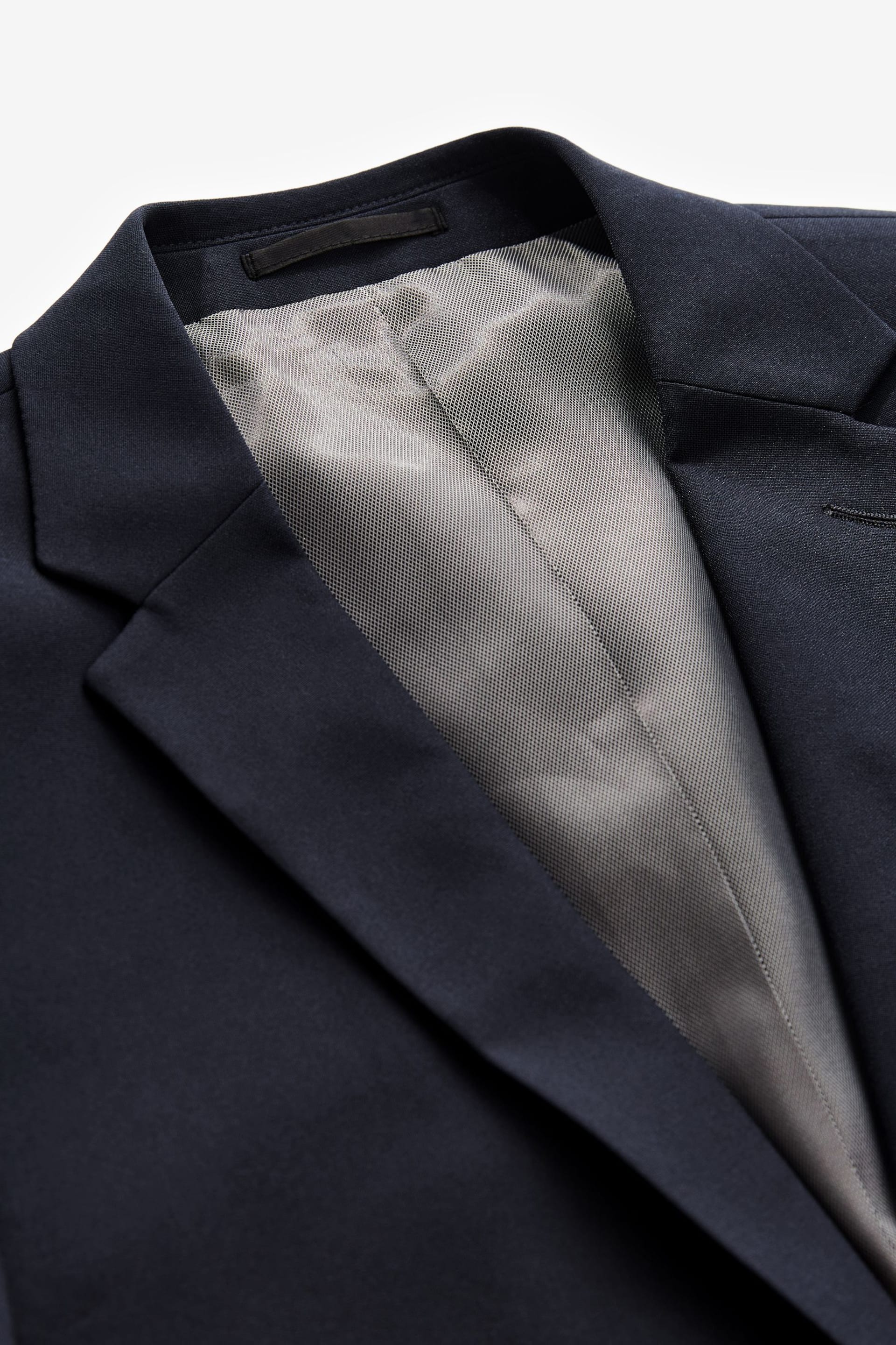 Navy Regular Fit Essential Suit Jacket - Image 8 of 13