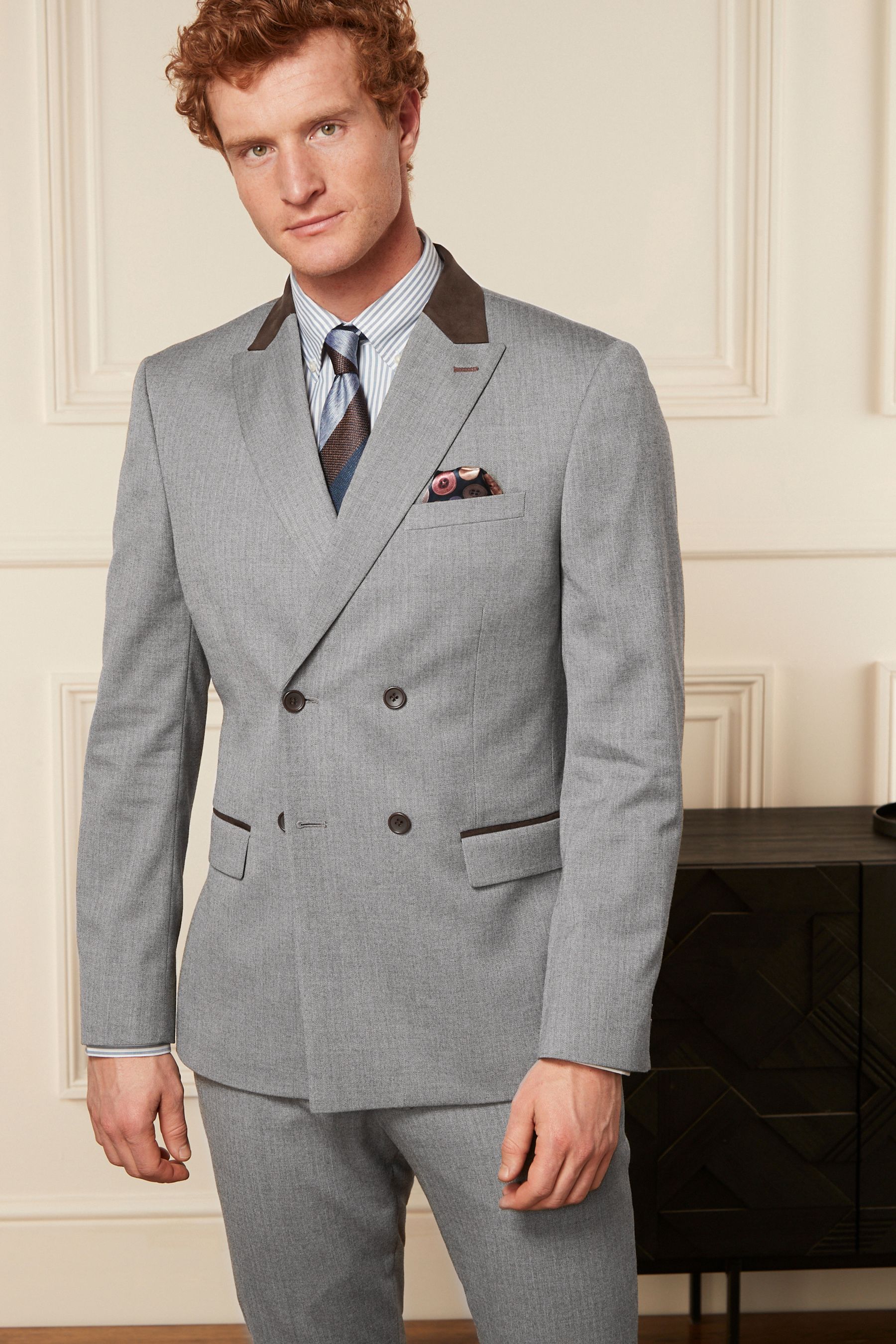 Double pocket suit jacket top
