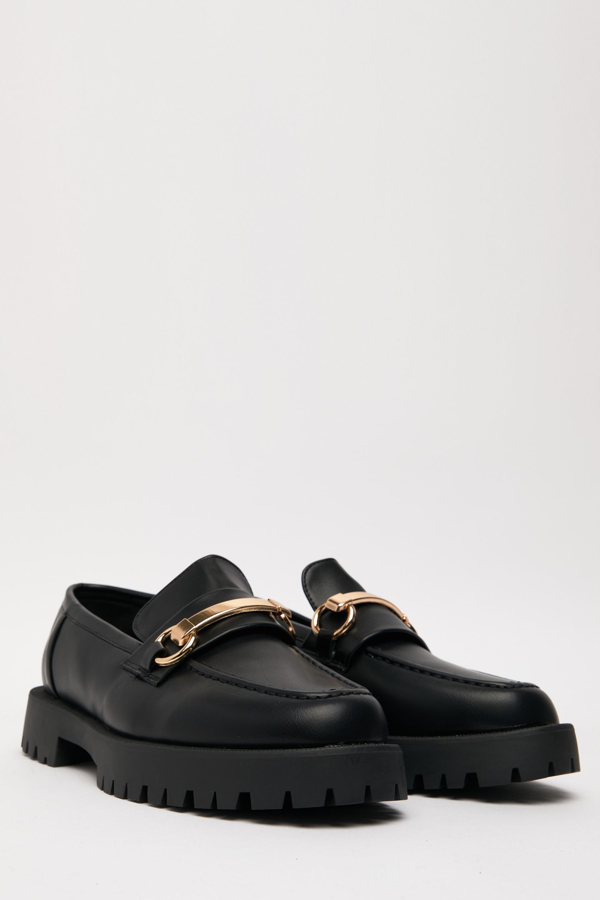 Schuh Wide Fit Lawrence Black Loafers - Image 2 of 4