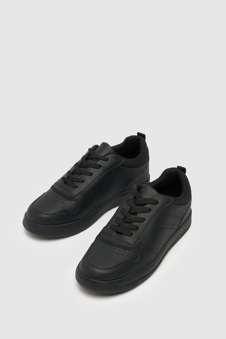 Schuh Youth Machine Black Trainers - Image 4 of 4