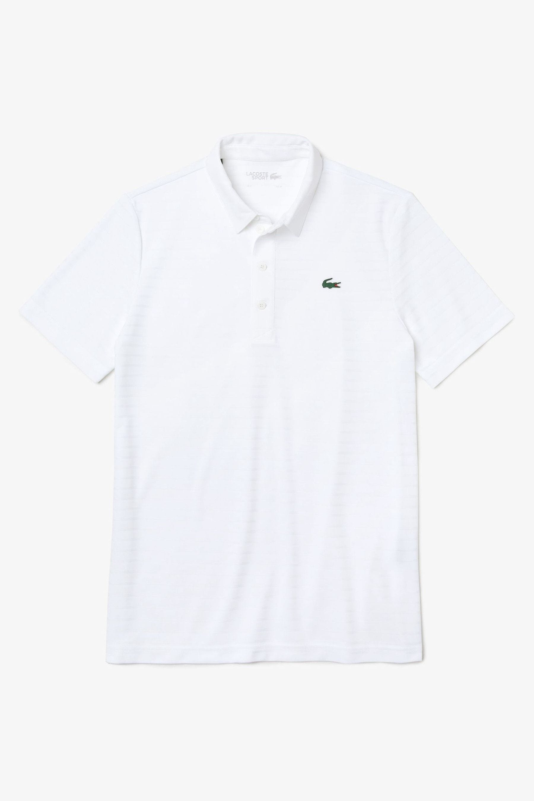 Buy Lacoste Mens White Golf Essentials Polo Shirt from Next Luxembourg